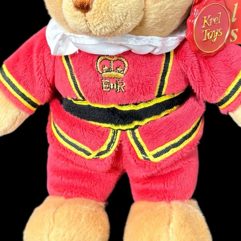 Keel Toys Teddy Bear Plush British Royal Guard London Beefeater‎ Red Stuffed 14